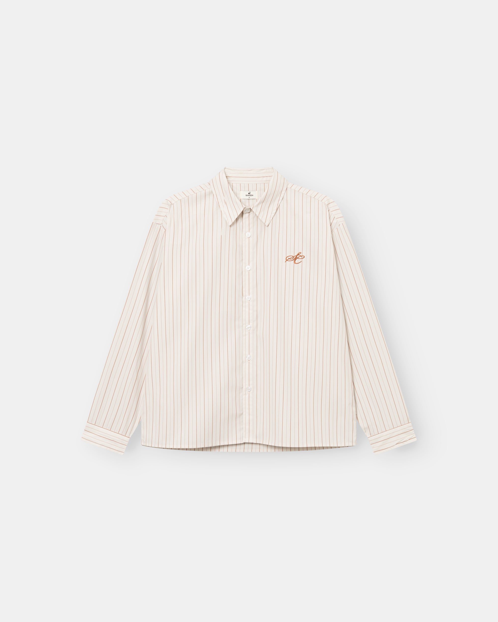 Oxford Longsleeve Shirt Brown Striped